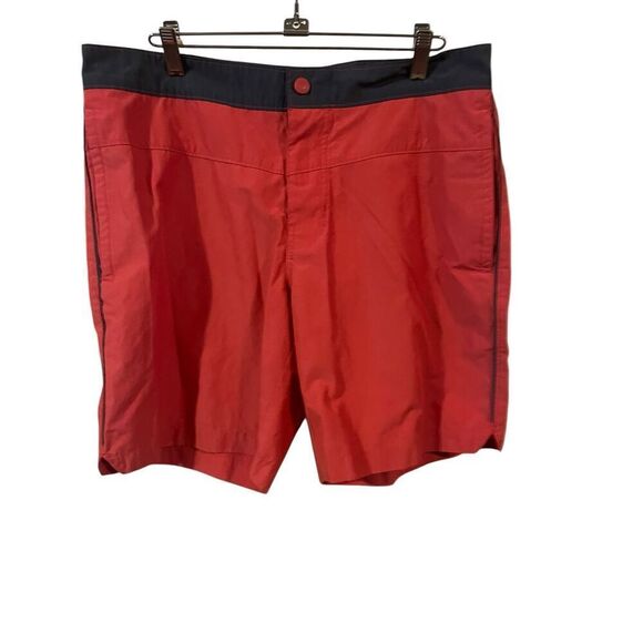Columbia Mens Orange Grey Omni-Shield Advanced Repellency Shorts Size 34/44 - Picture 1 of 12